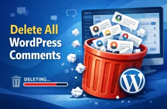 how to delete all WordPress comments in bulk